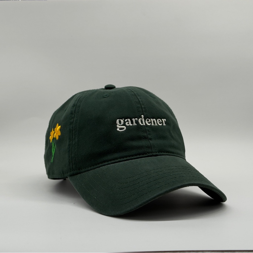 “Gardener” Daffodil Green Dad Hat